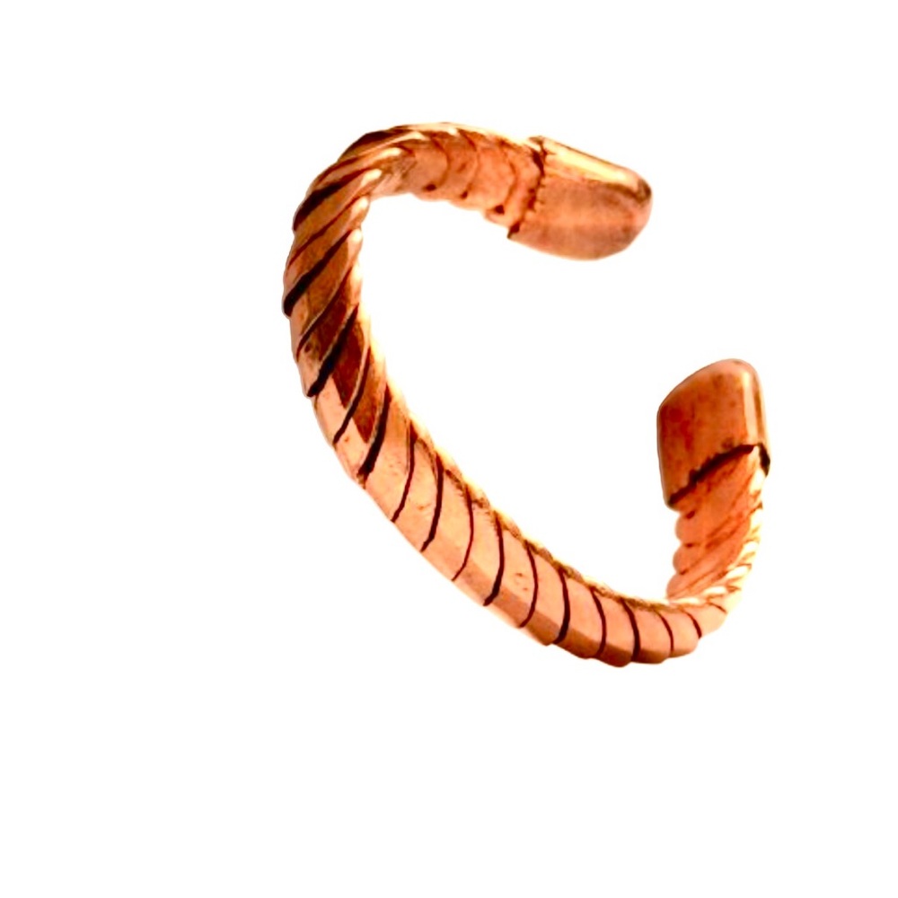 Elegant Copper Open Concept Ring